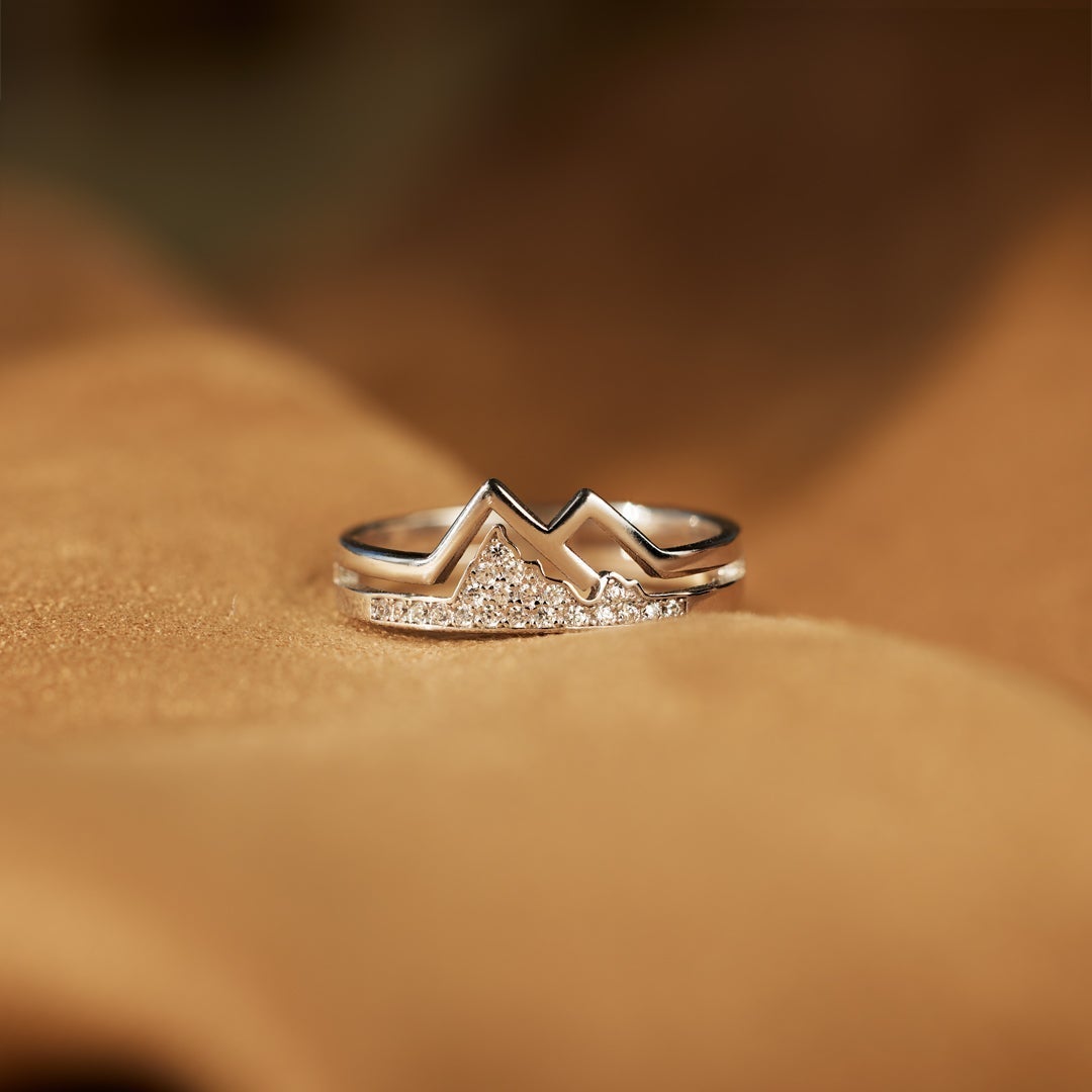 To My Wife Mountain Ring