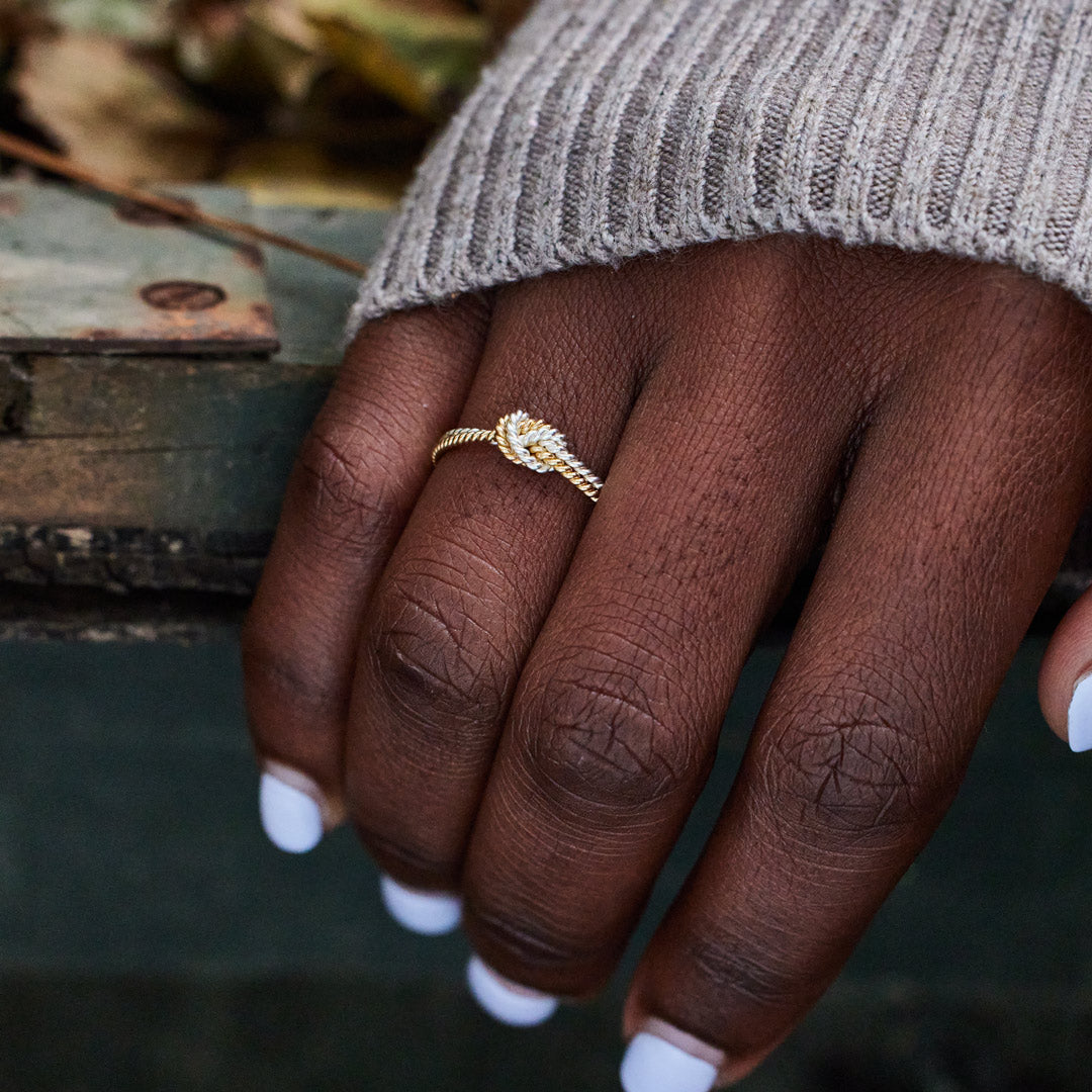 Handcrafted Knot Promise Ring