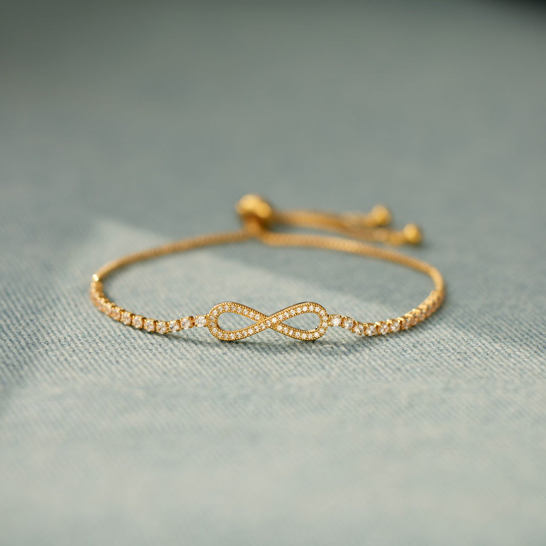 Best Friend Forever Pavé Infinity Bracelet