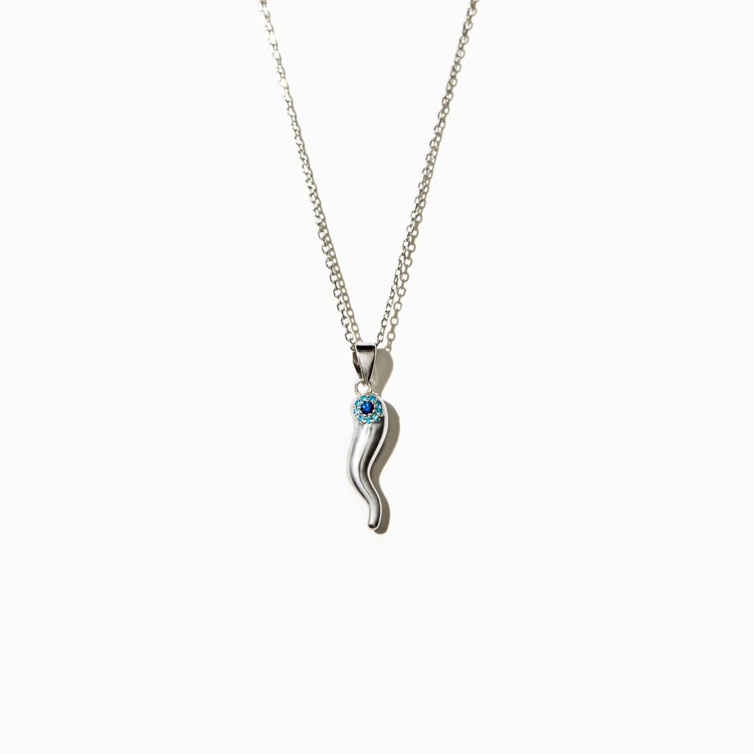 Evil Eye Cornicello Necklace