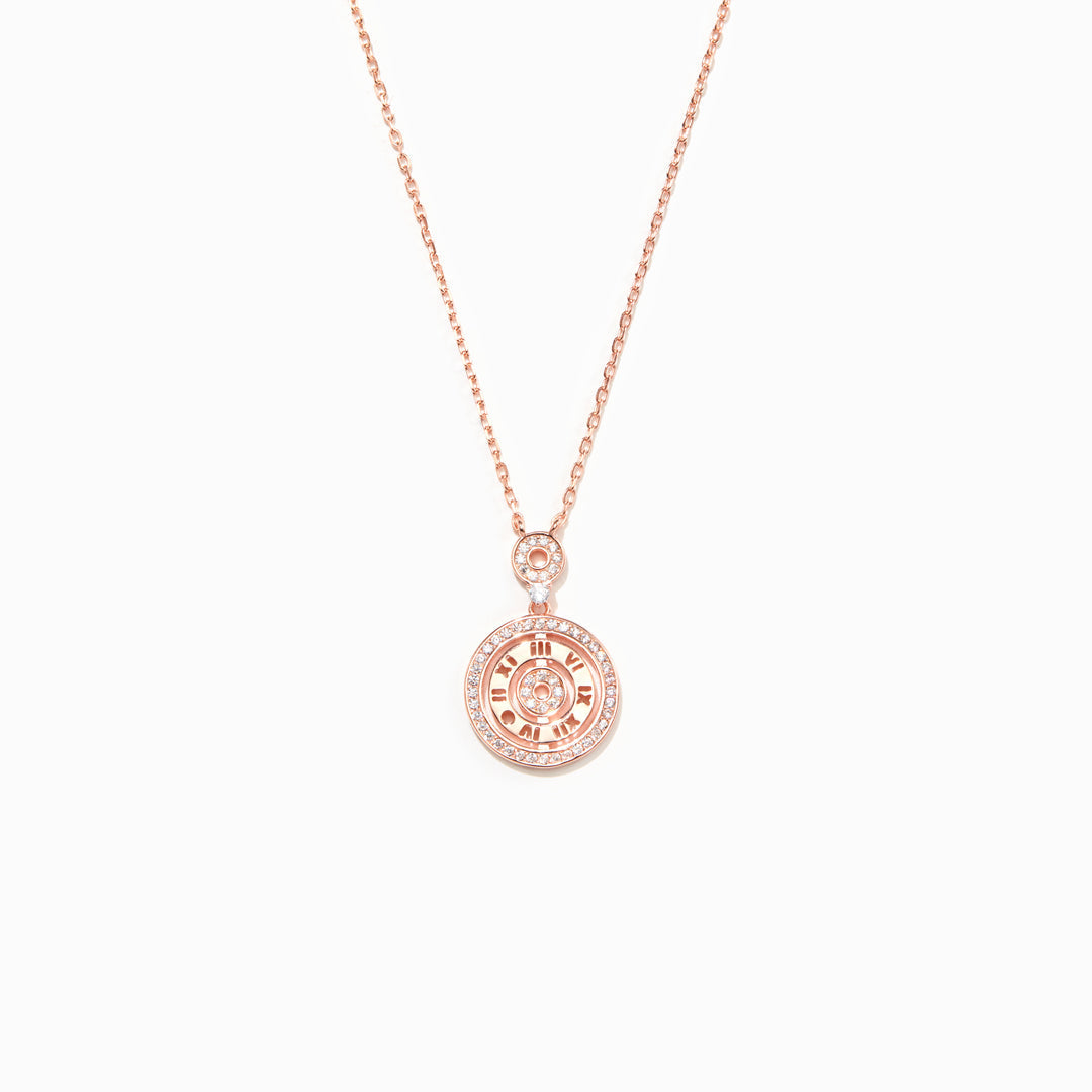 Lucky Charm Roman Numerals Necklace