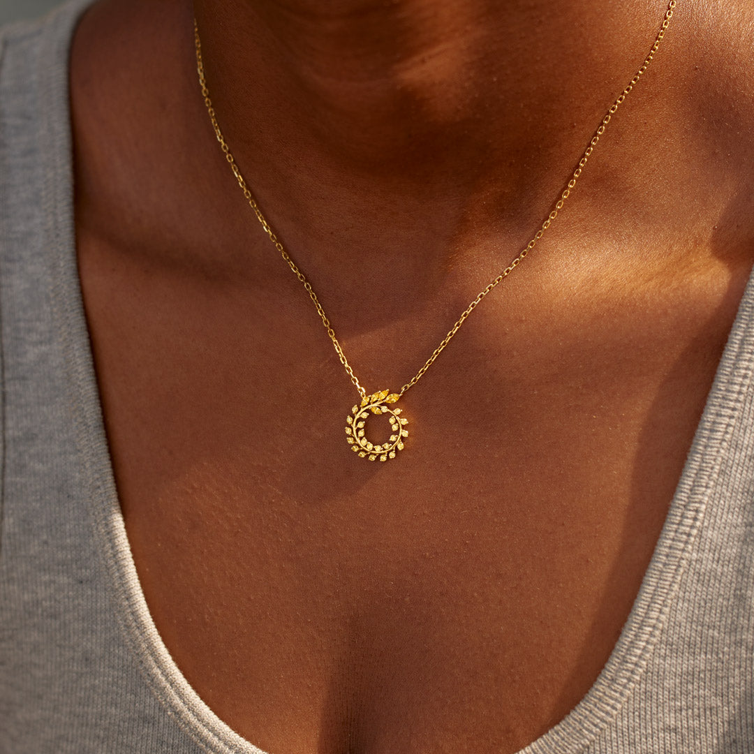 Dear Daughter Golden Circle Necklace