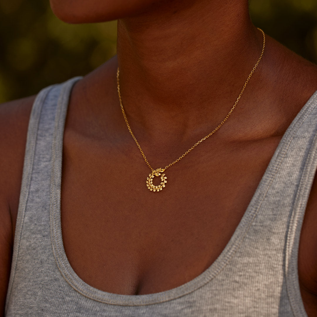 Dear Daughter Golden Circle Necklace