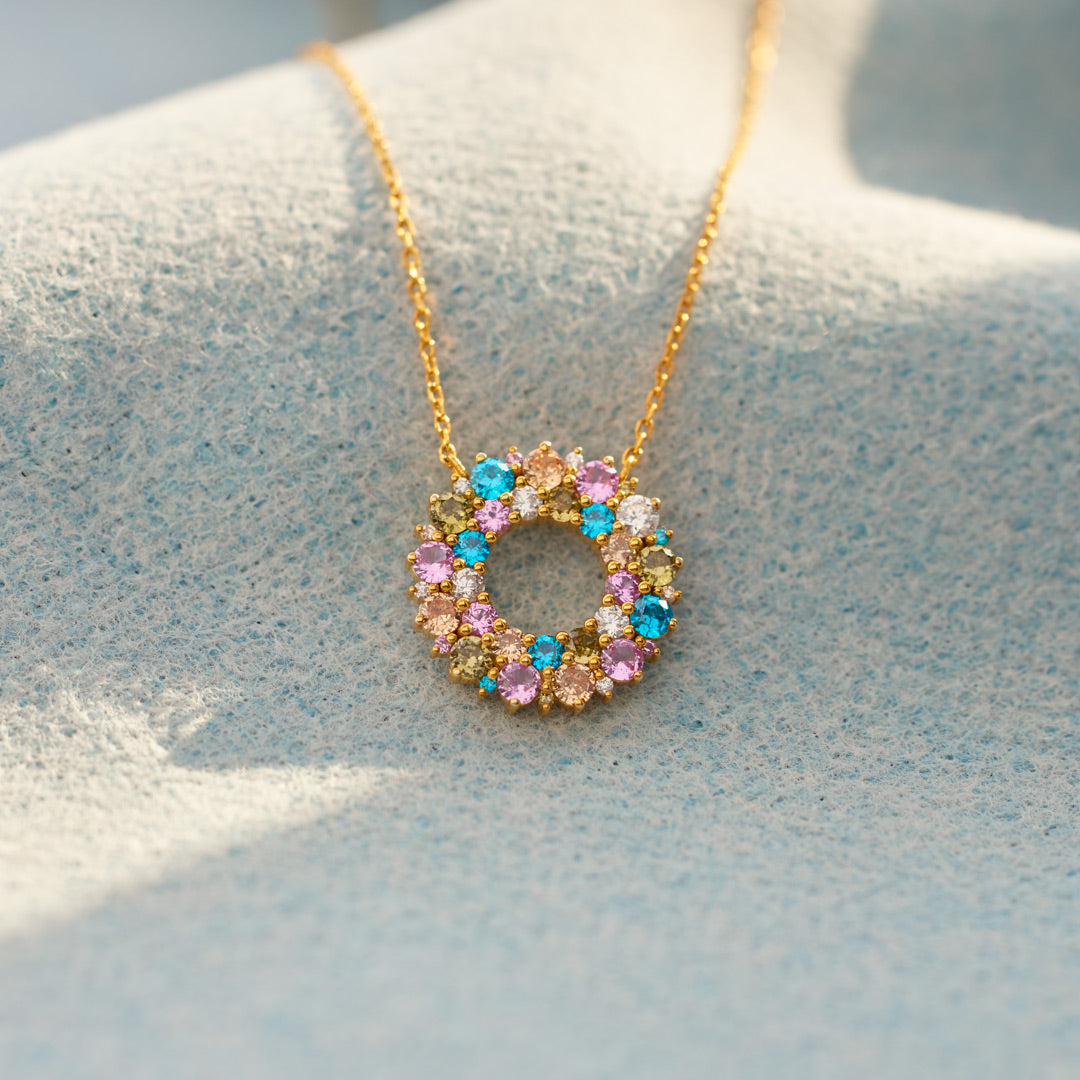 Dear Daughter Vivid Circle Necklace