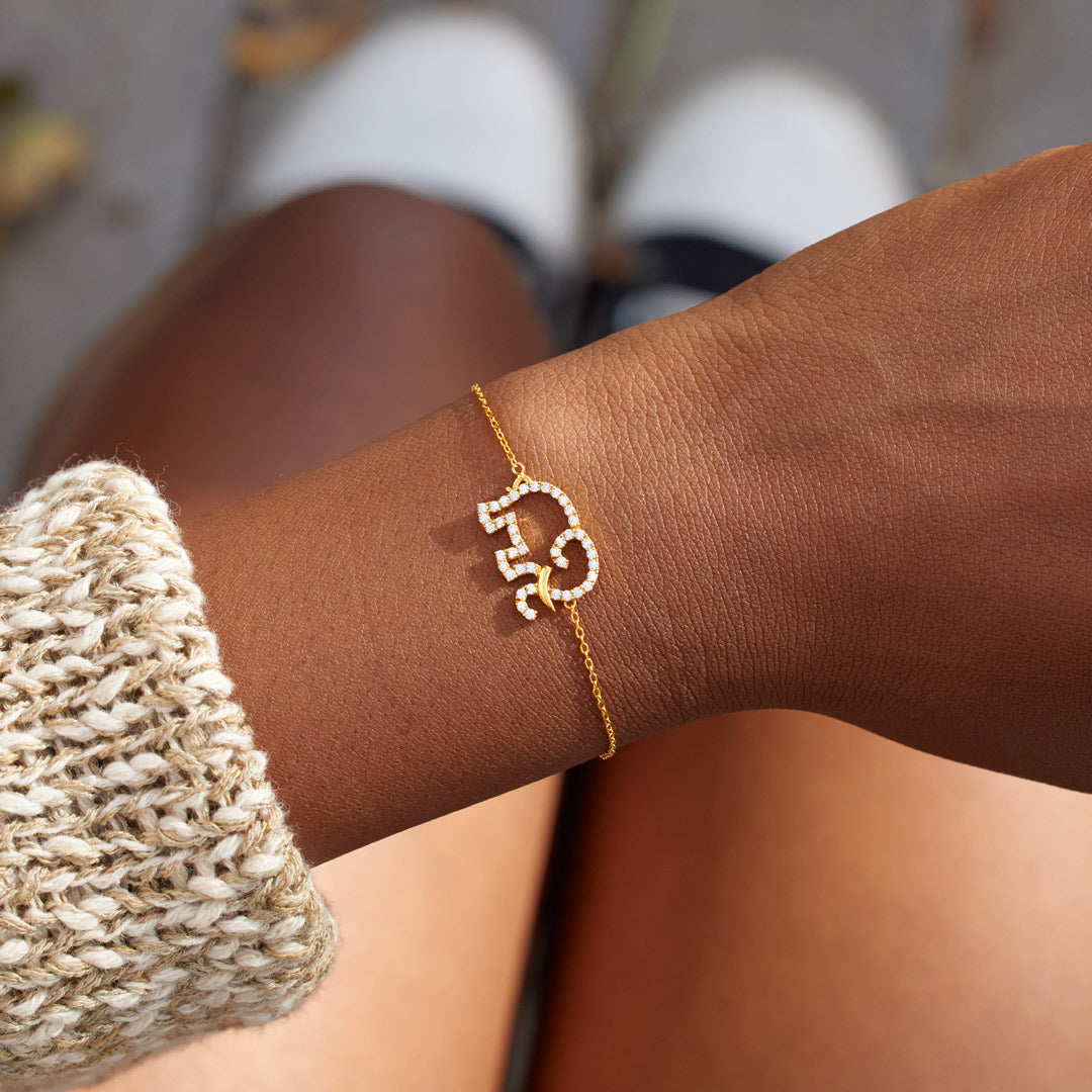 Here to Listen Elephant Bracelet