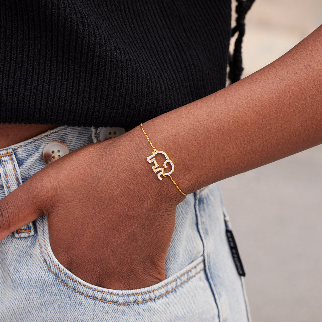 Here to Listen Elephant Bracelet