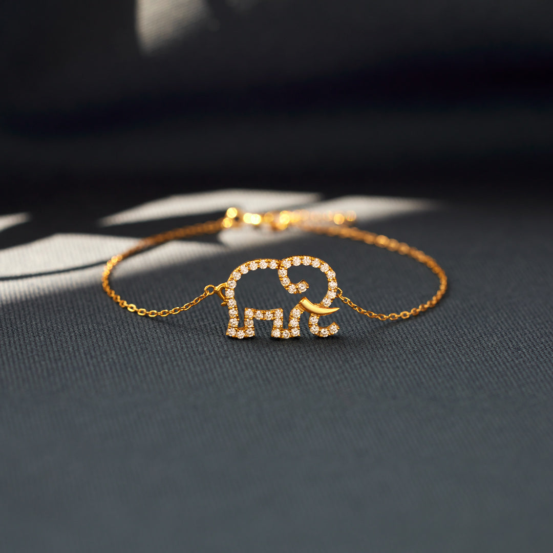 Here to Listen Elephant Bracelet