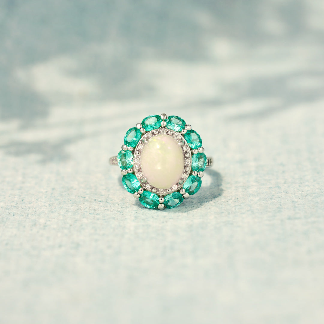 Resilience Flowery Opal Ring