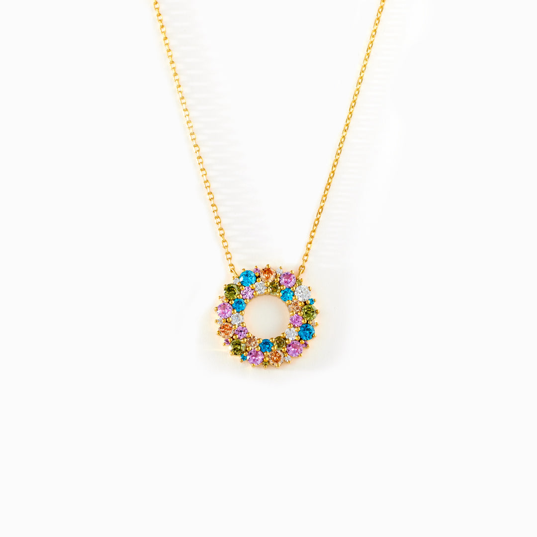 Dear Daughter Vivid Circle Necklace