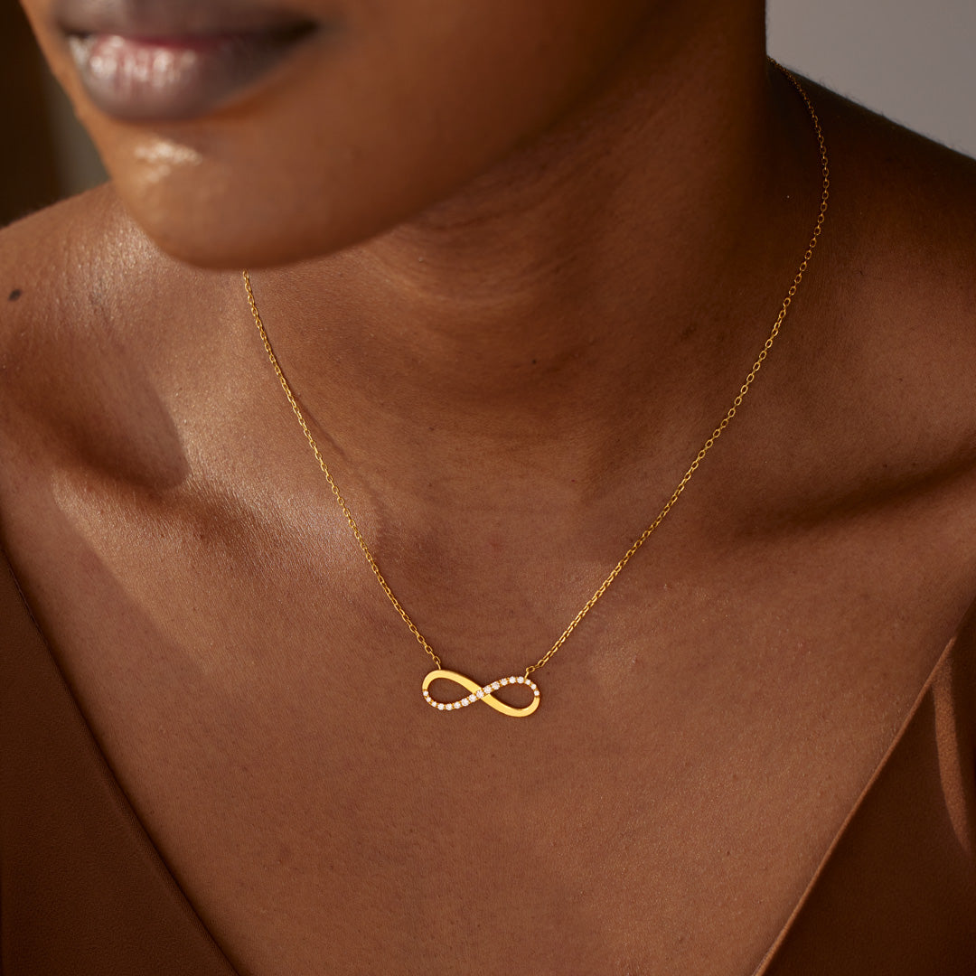 Endless Love Sparkling Infinity Necklace