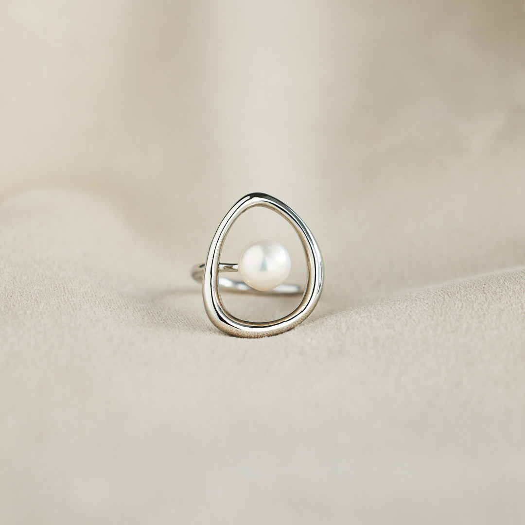 Full Of Grace Central Pearl Ring