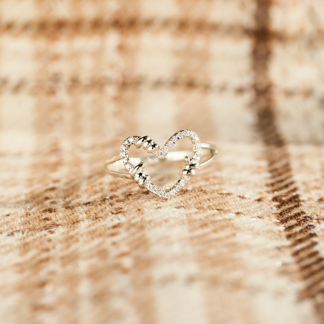 Self Love Pavé Heart Ring