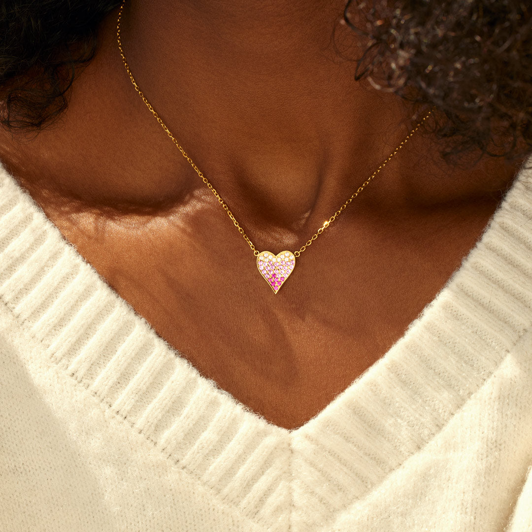 Mother Daughter The LOVE Necklace