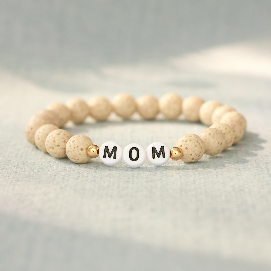 Personalized Word 1-9 Letters Volcano Rock Bracelet