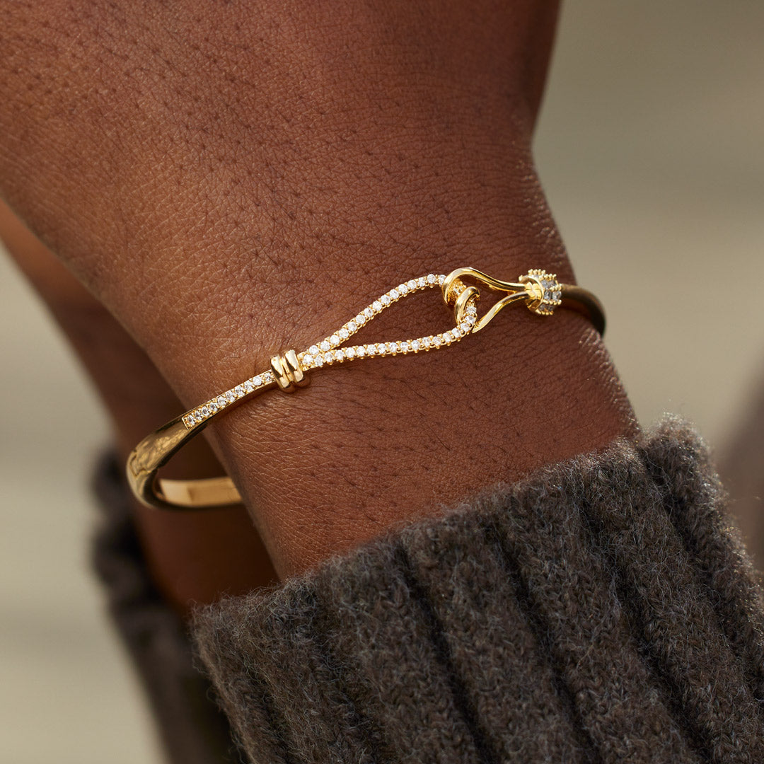 Bond Of Hearts Tied Heart Bracelet