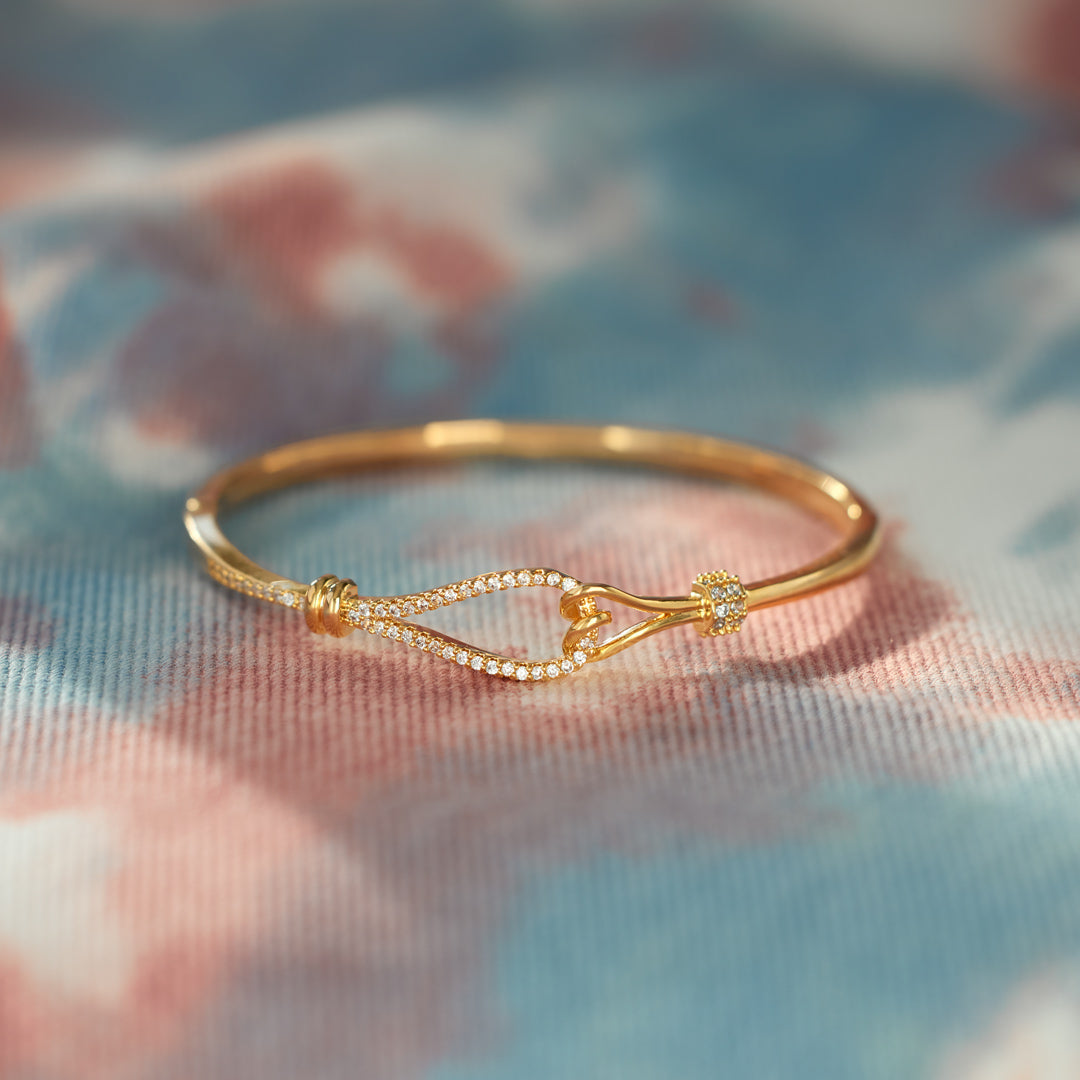 Bond Of Hearts Tied Heart Bracelet