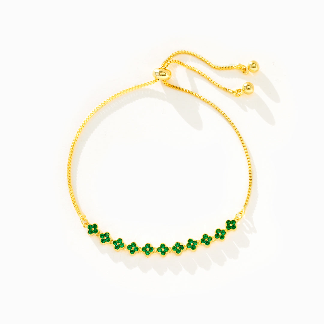 You Will Be The Lucky One Some Day Four-Leaf Clover Bracelet