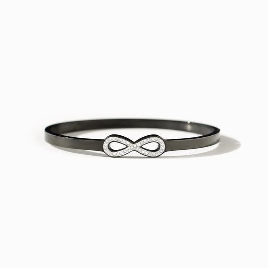 Love Built To Last Forever Infinity Black Brcelet