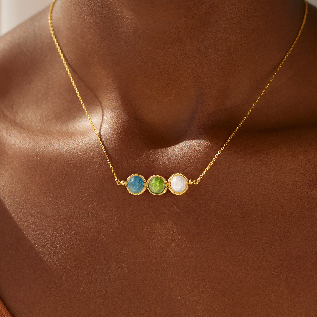 1-6 Birthstones Galaxy Necklace