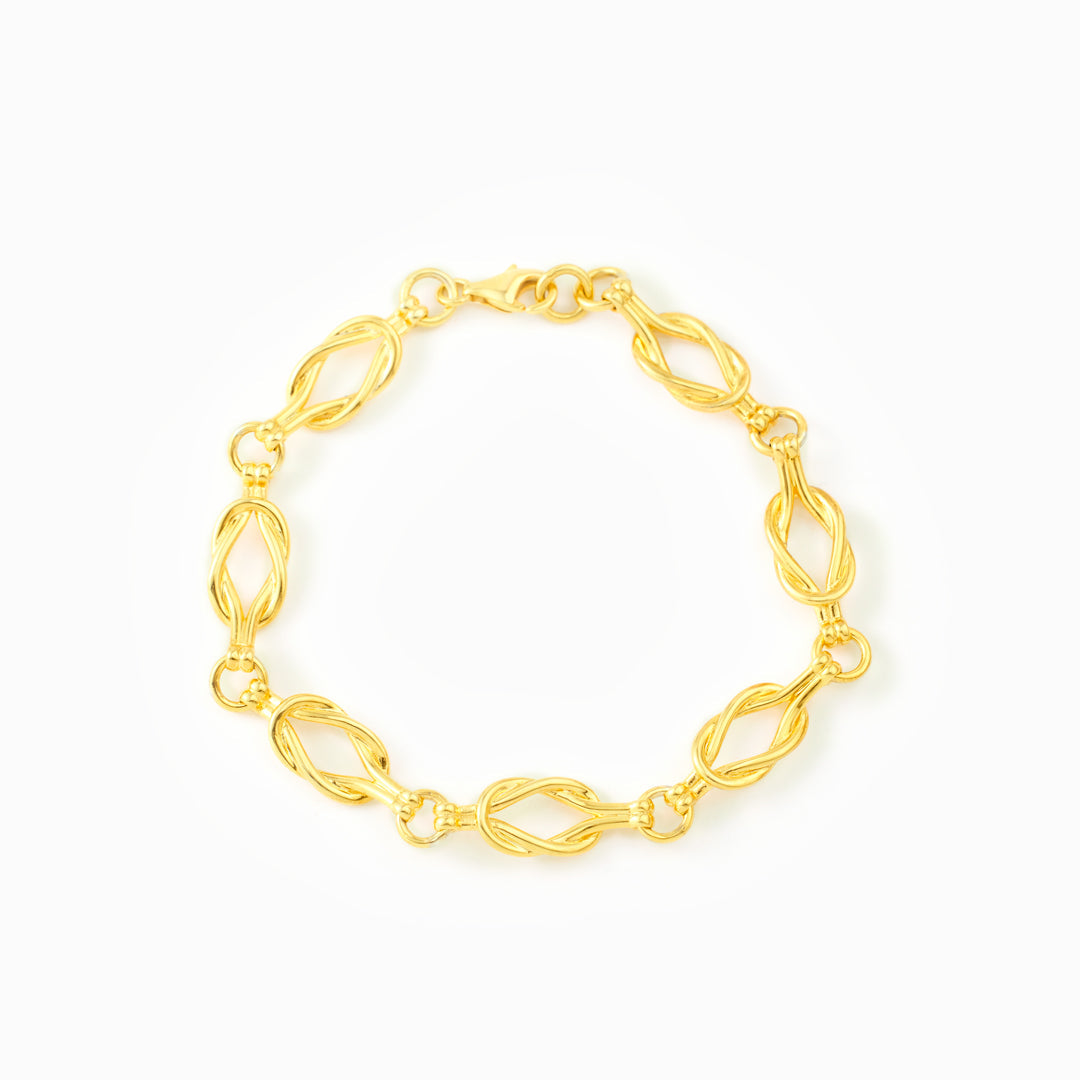 To My Small Circle of Female Friends Linking Square Knot Bracelet