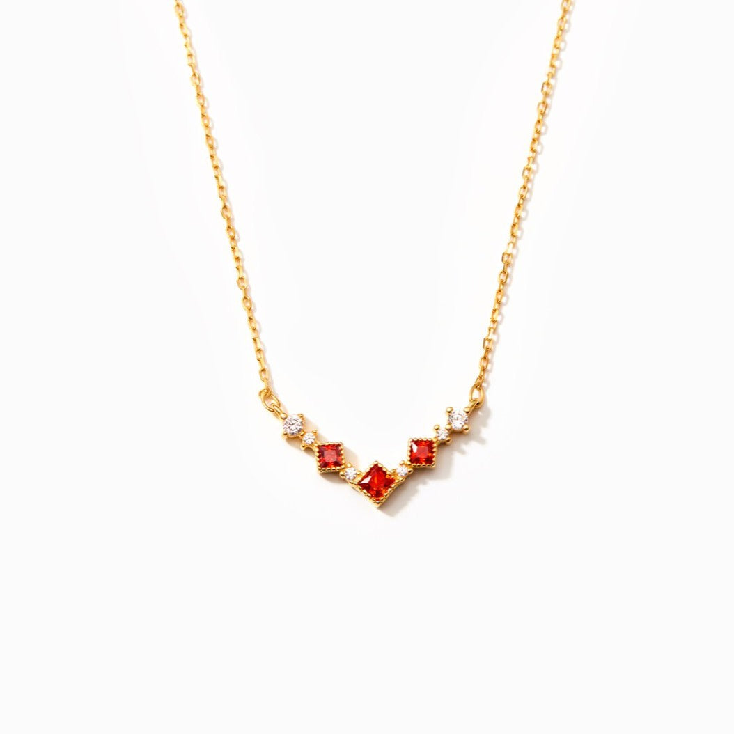 She Was The Fire Flame Necklace