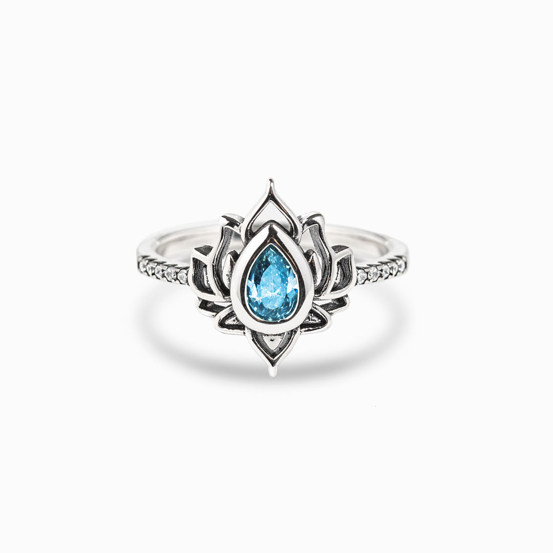 Mother&Warrior Lotus Ring