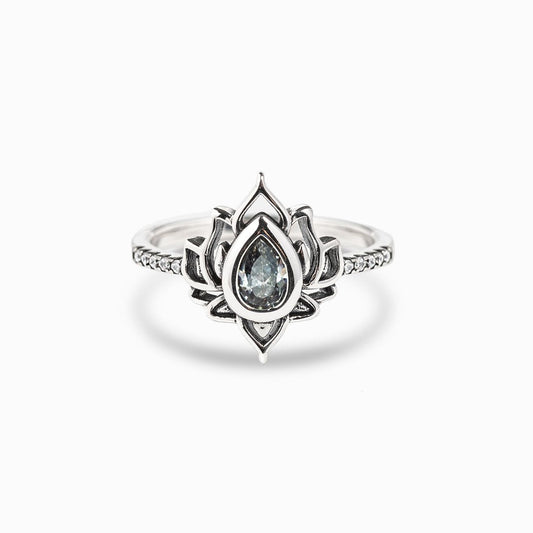Grow & Believe Lotus Ring