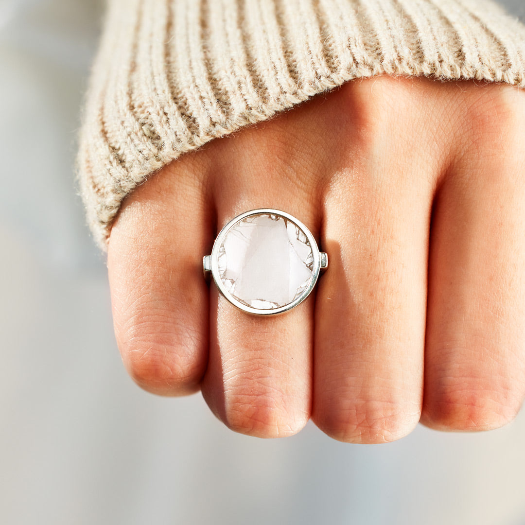 Shattered Glass Ceiling Ring