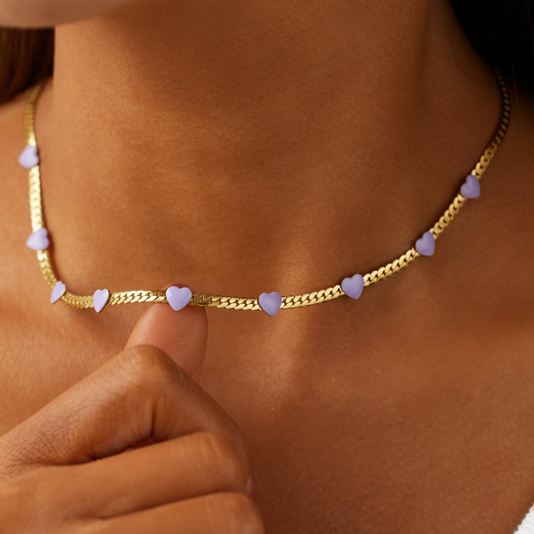 Tiny Hearts Necklace
