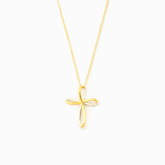 Let Go & Let God Cross Necklace
