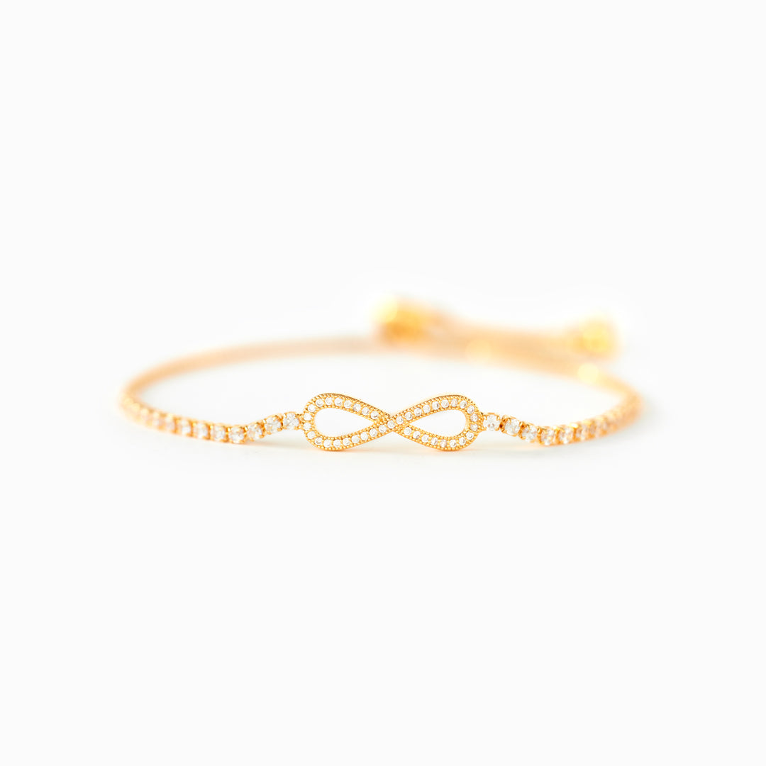 Best Friend Forever Pavé Infinity Bracelet