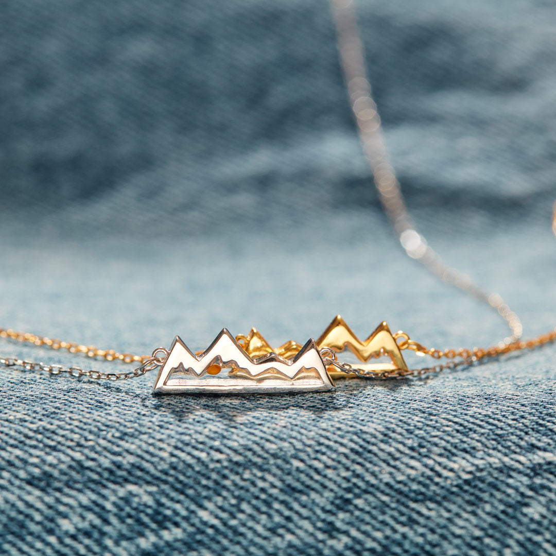 Mustard Seed Mountain Necklace