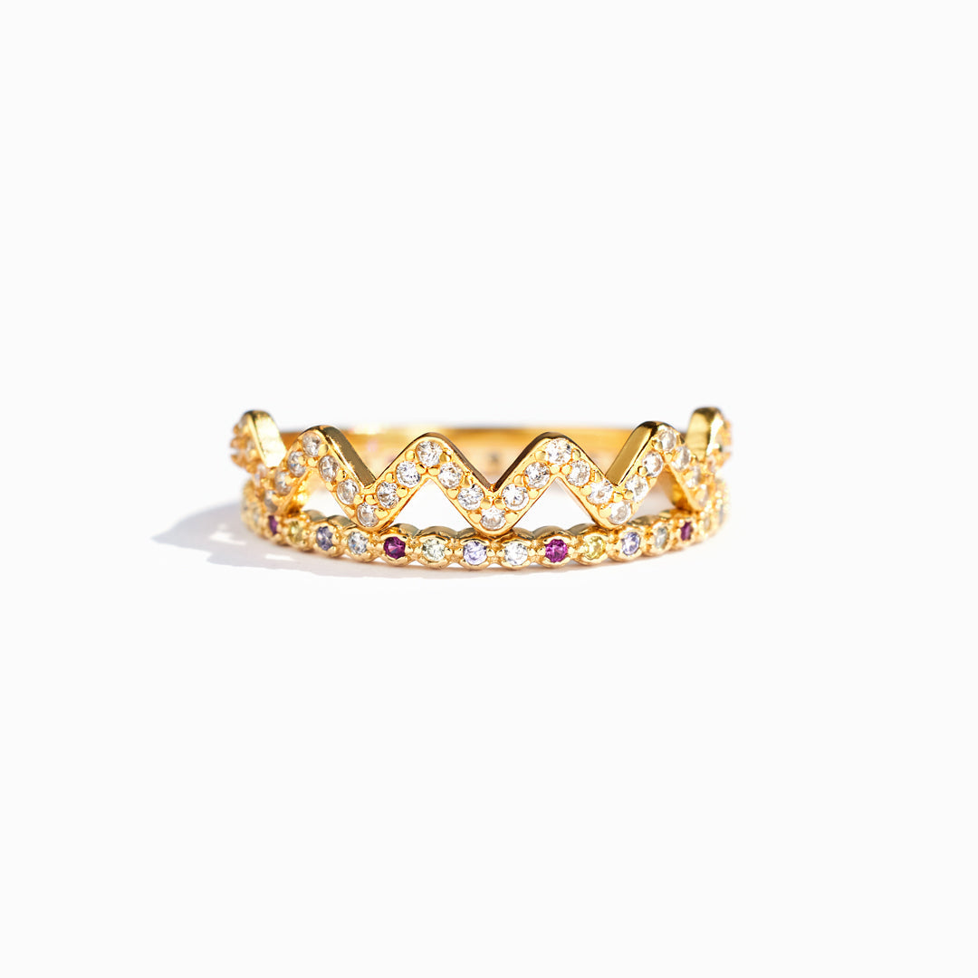 Stackable Highs And Lows Ring Set