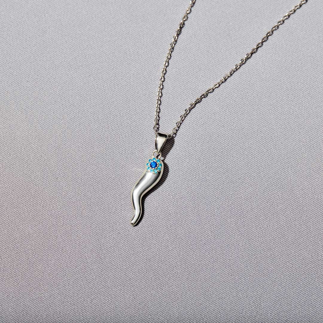 Evil Eye Cornicello Necklace