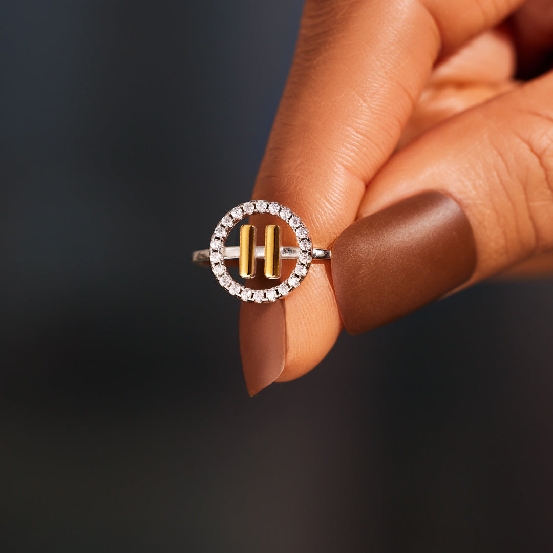 Pause If You Must But Don't Stop Pause Ring