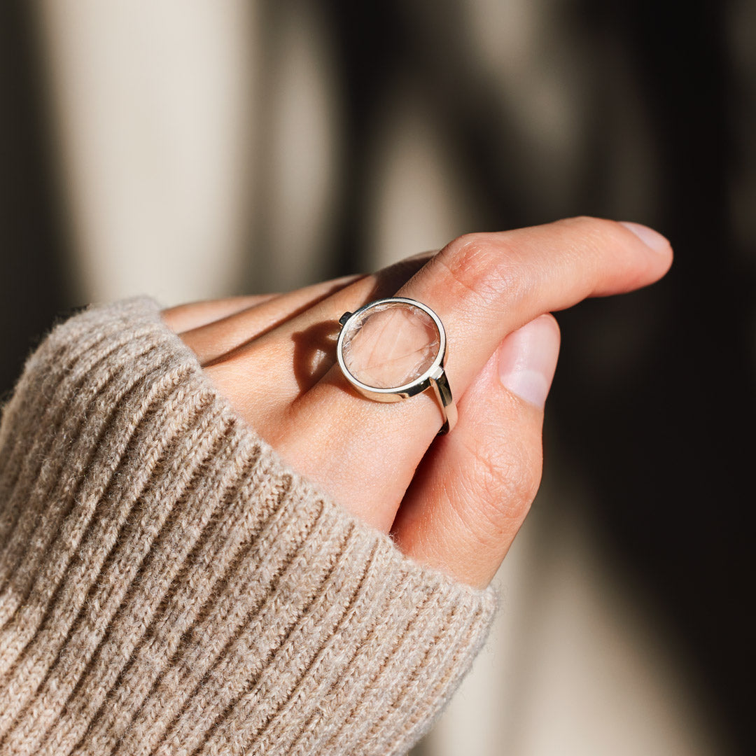 Shattered Glass Ceiling Ring