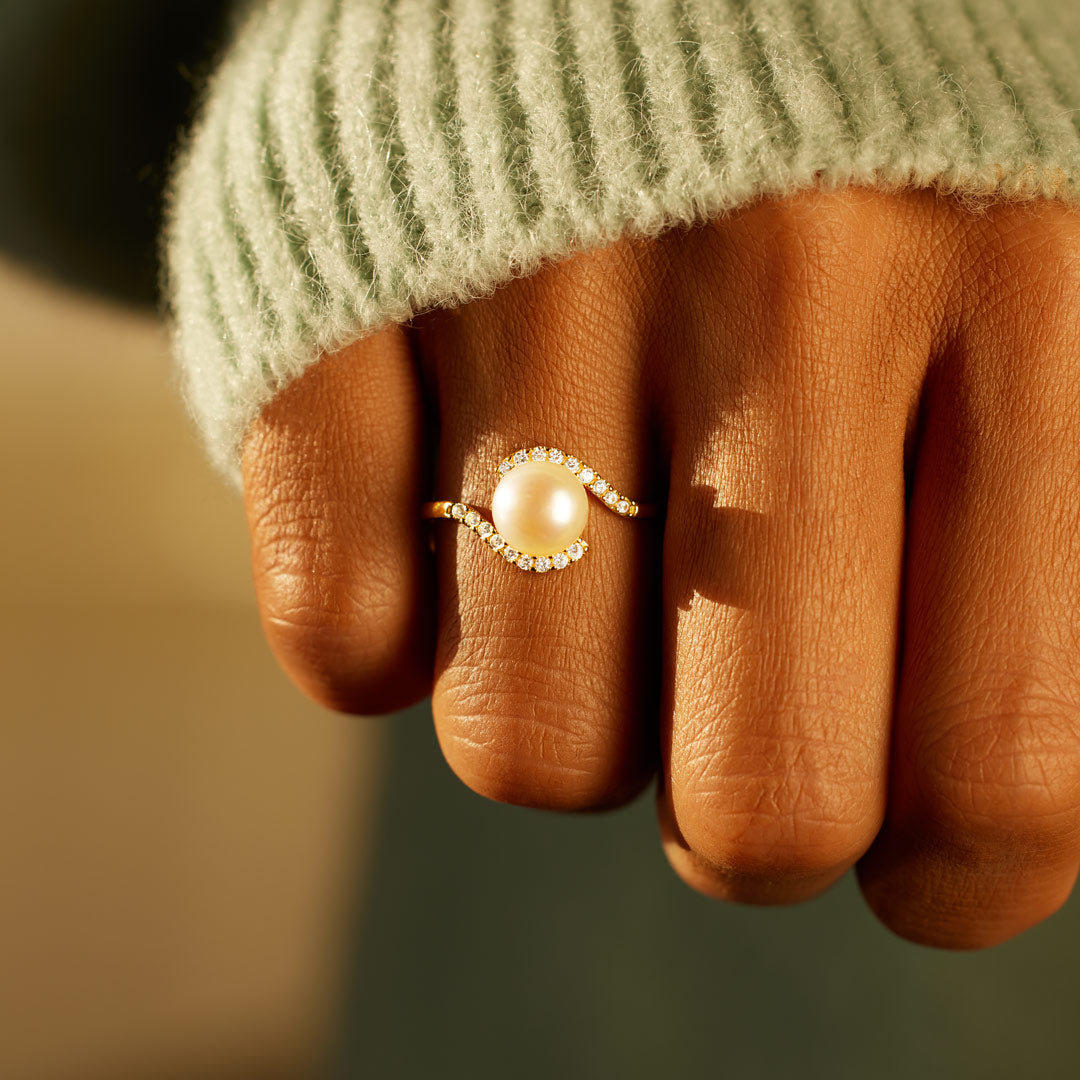 Pearl Wrapped Ring