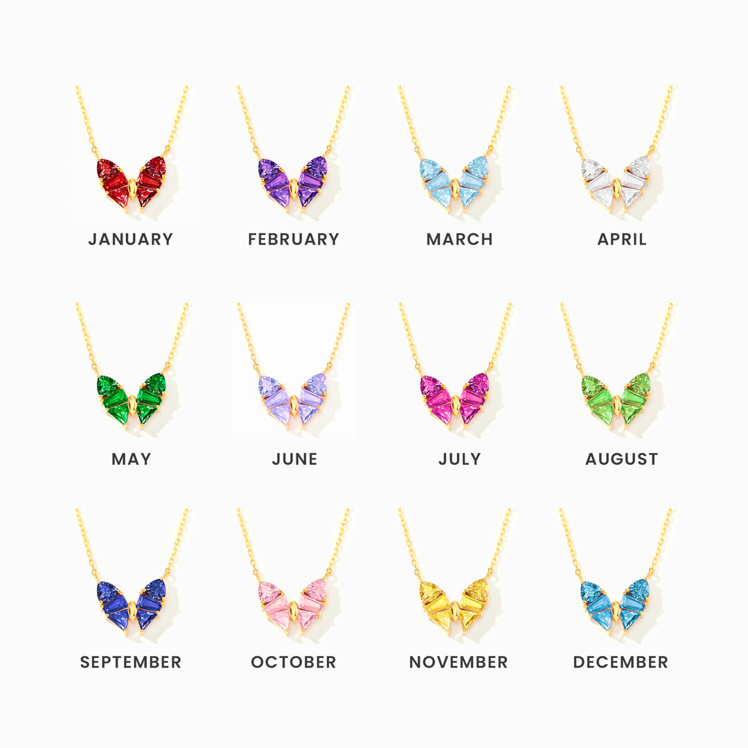She Made Broken Beautiful Radiant Butterfly Necklace