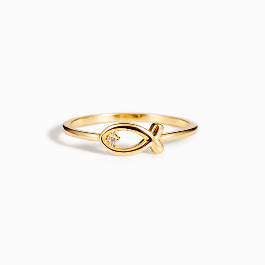 Just Keep Swimming Fish Ring