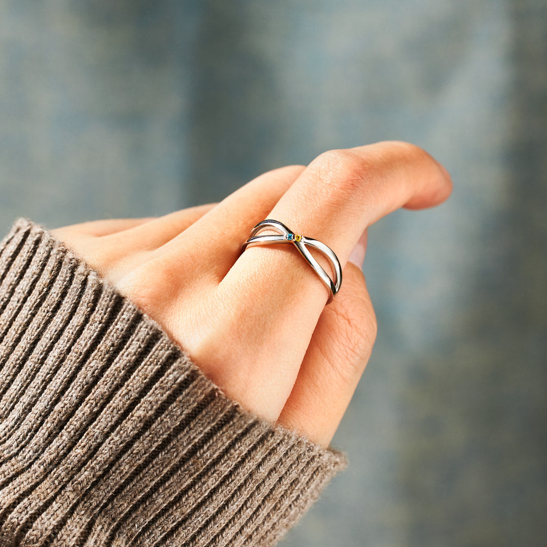 1-6 Birthstones Infinity Ring