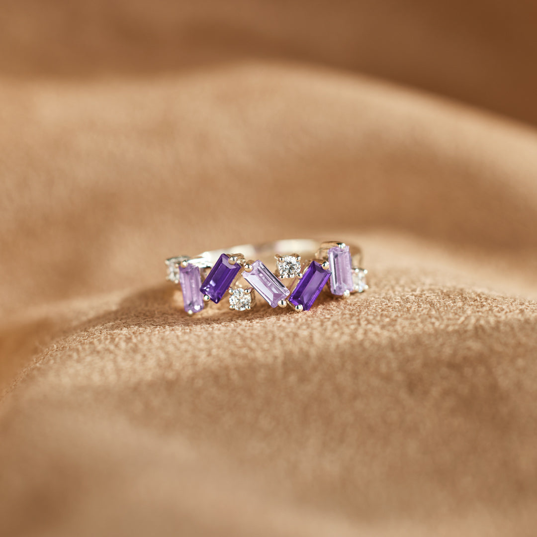 Nobody Has It All Together Purple Band Ring