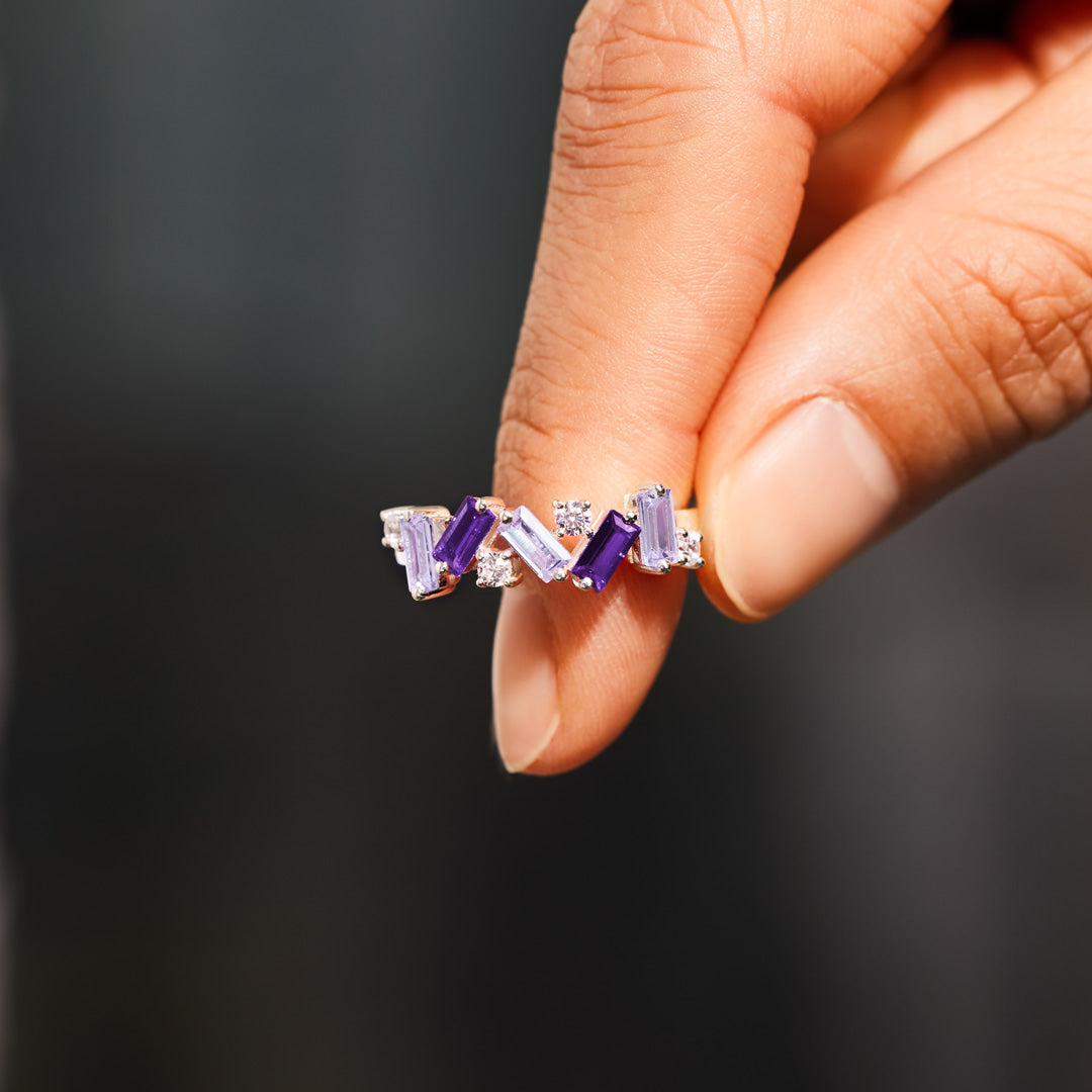 Nobody Has It All Together Purple Band Ring