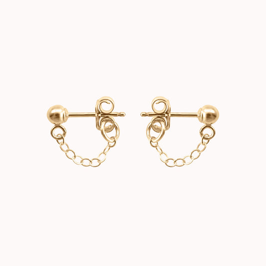 Chain Cuff Earrings