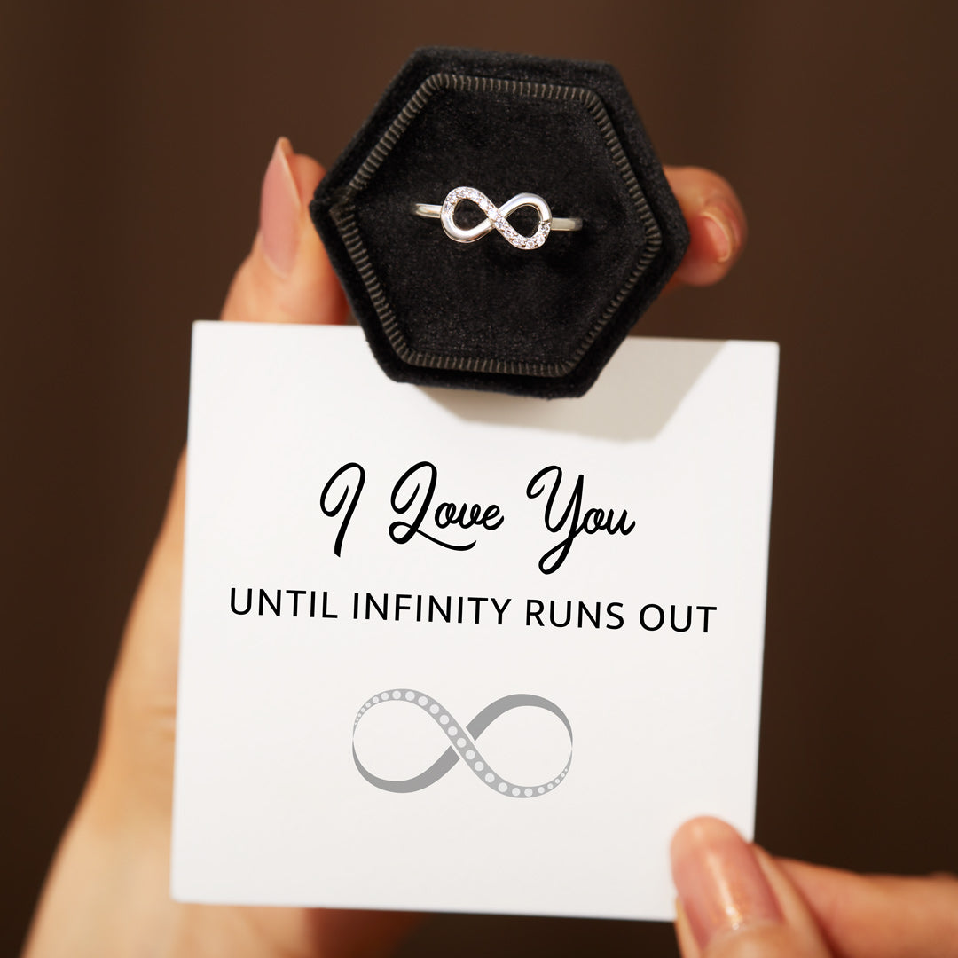 I Love You Until Infinity Runs Out Infinity Ring