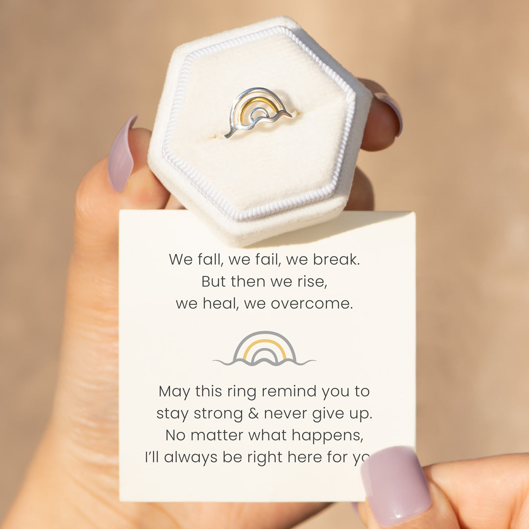 We Overcome Arch Rainbow Ring