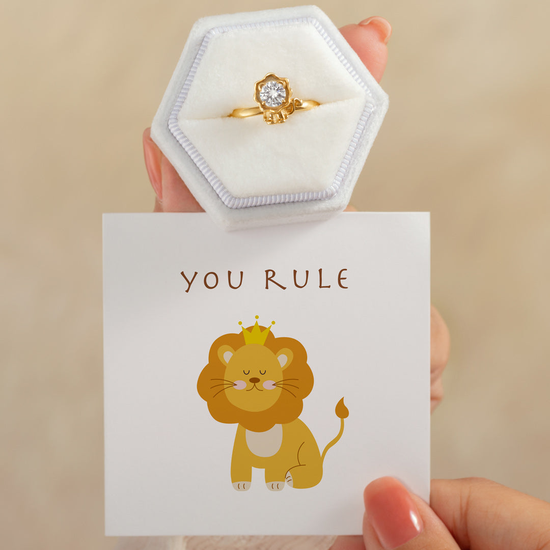 You Rule Lion Ring