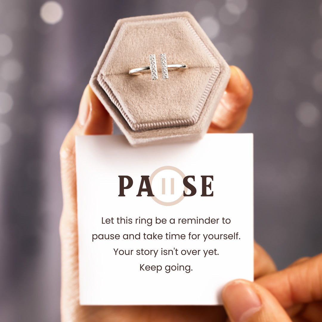 Your Story Isn't Over Yet Pause Ring