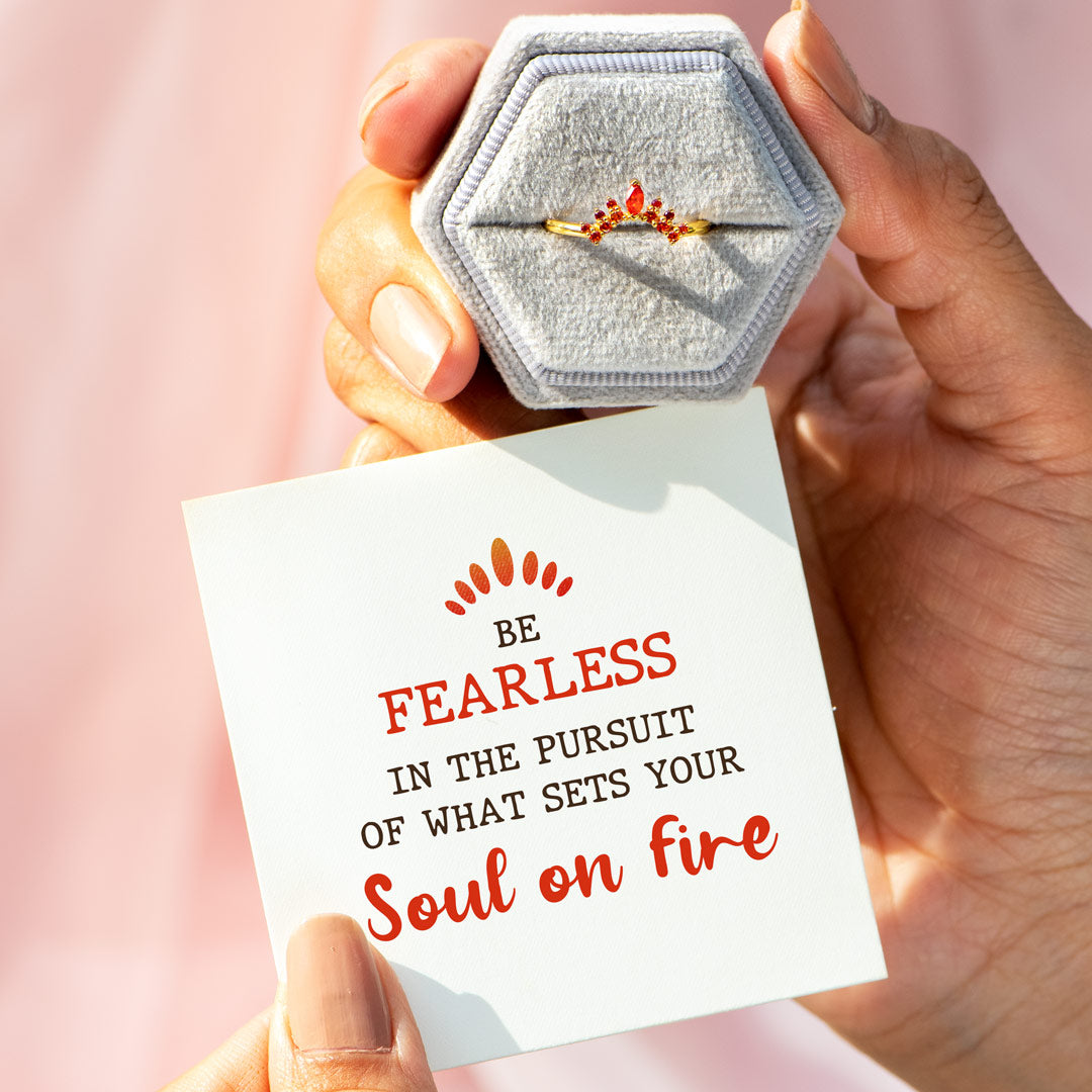 What Sets Your Soul On Fire Flame Ring