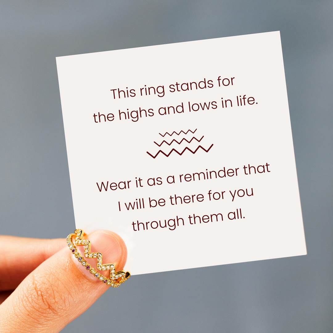 Stackable Highs And Lows Ring Set