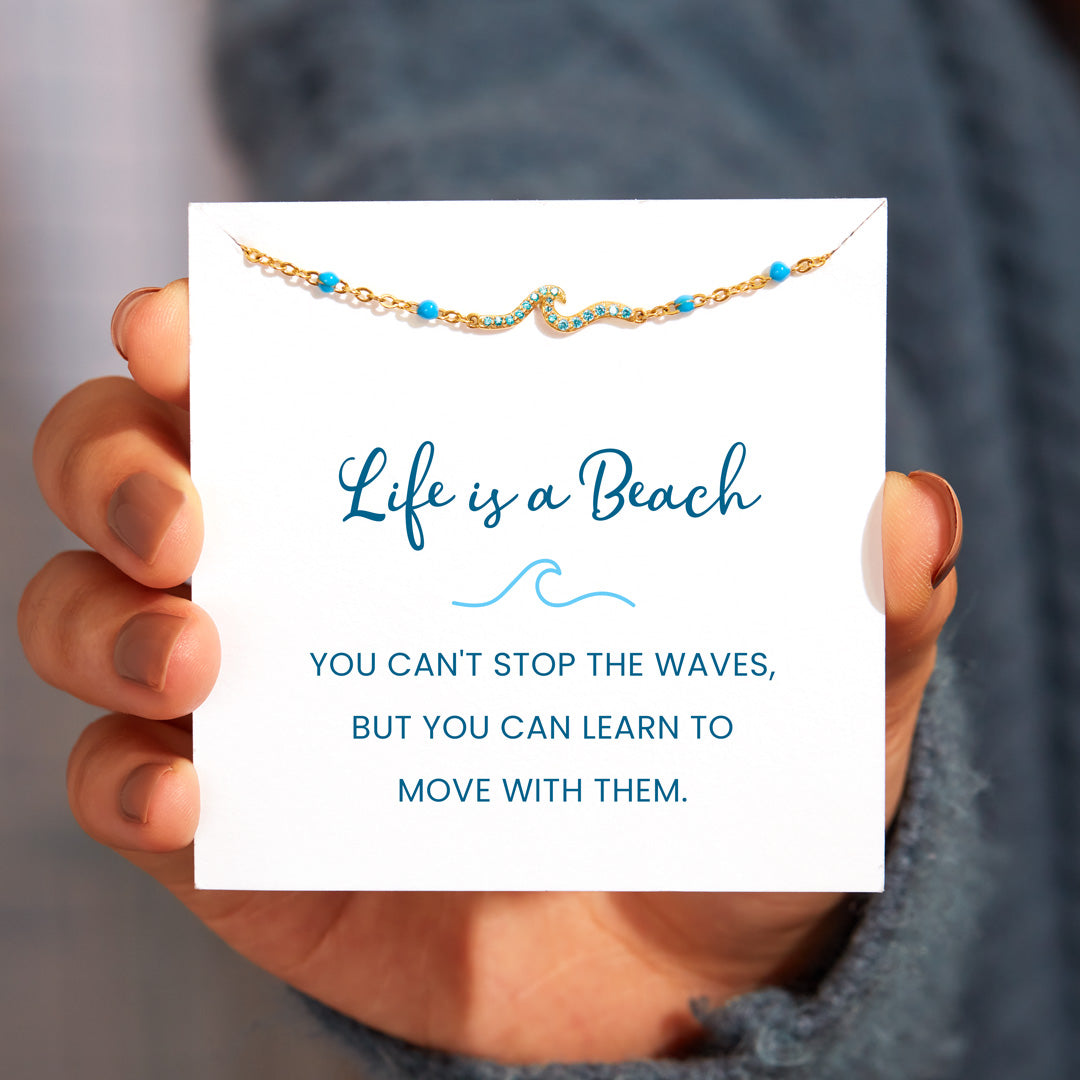Life Is A Beach Waves Bracelet